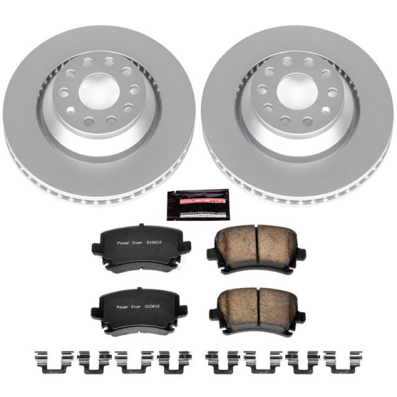 PowerStop crk4628 | Power Stop 09-17 Volkswagen CC Rear Z23 Evolution Sport Coated Brake Kit; 2009-2017