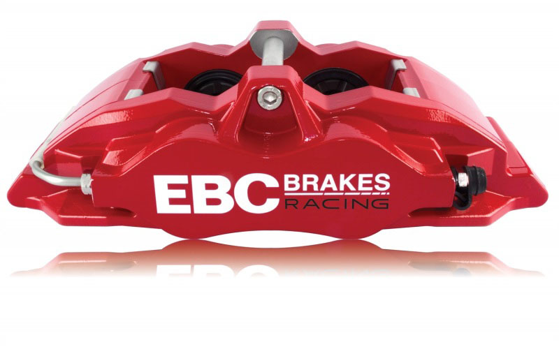 EBC bc4103redl | Racing 05-11 Ford Focus ST (Mk2) Front Left Apollo-4 Red Caliper; 2005-2011