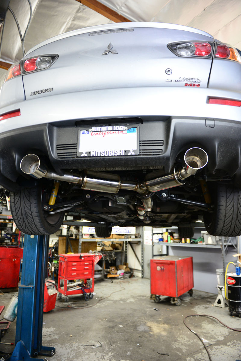 MXP mxcrcz4a | 08-14 Mitsubishi Evolution 10 SUS401 Comp RS Exhaust System; 2008-2014