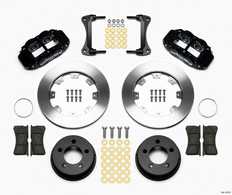 Wilwood 140-12576 | Narrow Superlite 4R Front Kit 12.19in 87-89 Jeep YJ; 1987-1989