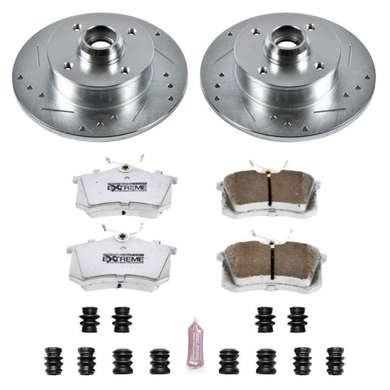 PowerStop k369-26 | Power Stop 99-02 Volkswagen Cabrio Rear Z26 Street Warrior Brake Kit; 1999-2002