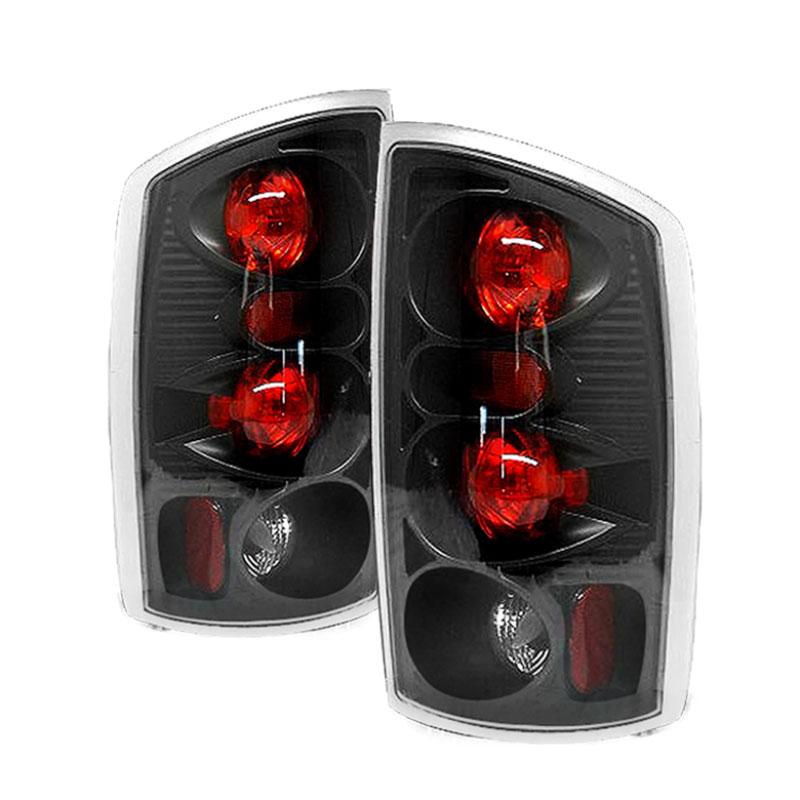 SPYDER 5002525 | Spyder Dodge Ram 1500 Altezza Tail Lights - Black - (ALT-YD-DRAM02-BK); 2002-2006