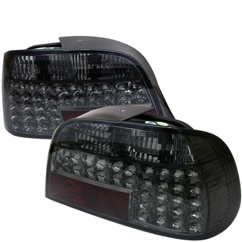 SPYDER 5000644 | Spyder BMW E38 7-Series LED Tail Lights - Smoke - (ALT-YD-BE3895-LED-SM); 1995-2001