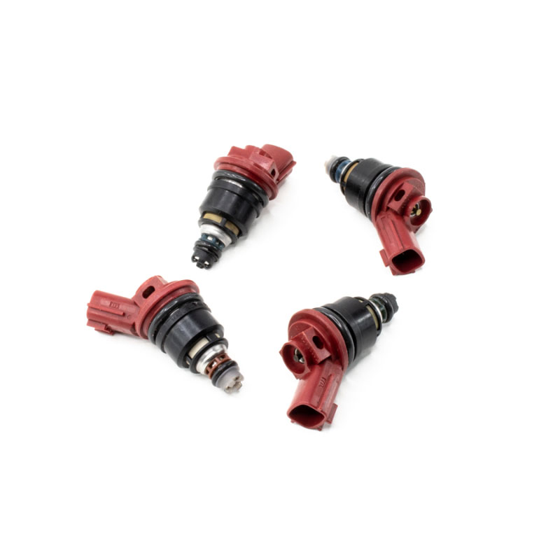 DeatschWerks 01J-00-0270-4 | Nissan G20 / SR20 / 240sx SR/KA 270cc Side Feed Injectors; 1990-1998