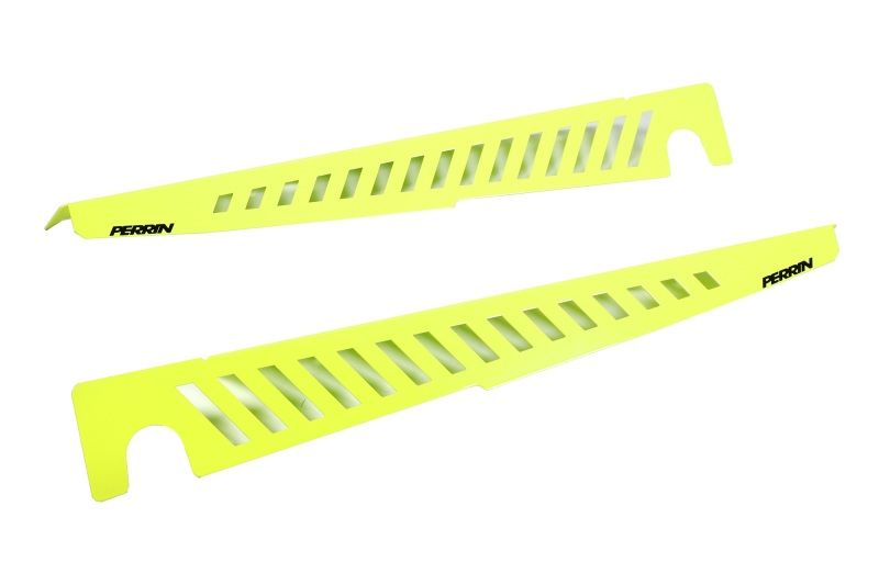 Perrin Performance pspeng551ny | Perrin 22-23 Subaru WRX Fender Shroud Set - Neon Yellow; 2022-2023