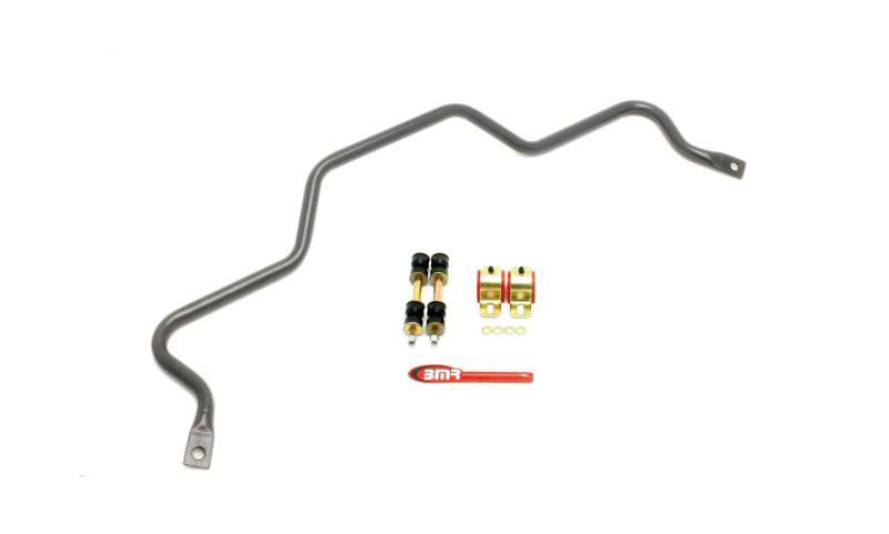 BMR Suspension SB003H | BMR Rear 25mm sway bar w/bushings, Camaro V8 / V6 Black Hammertone; 1982-2002