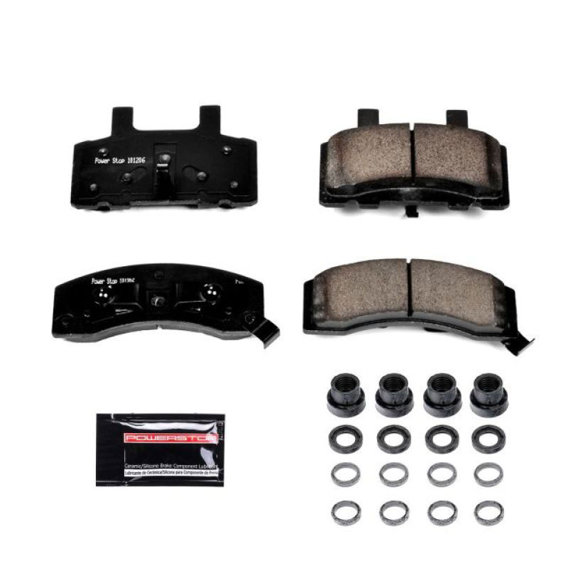 PowerStop z23-370 | Power Stop 94-99 Chevrolet C1500 Suburban Front Z23 Evolution Sport Brake Pads w/Hardware; 1994-1999