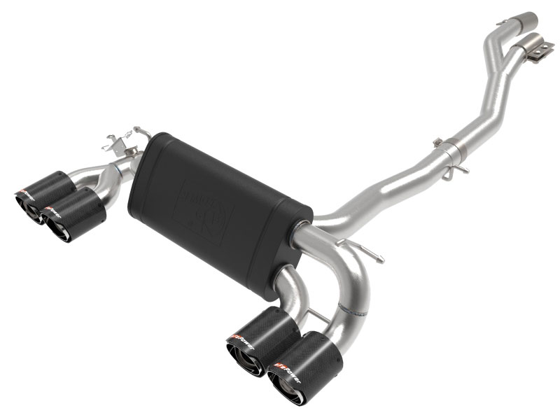 aFe 49-36442-c | MACHForce XP 3in-2.5in 304SS Exhaust Cat-Back 15-20 Audi S3 L4-2.0L (t) - Carbon Tips; 2015-2020