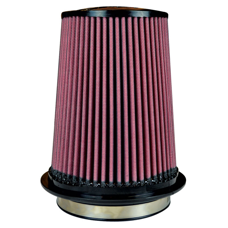 Injen x-1107-br | Oiled Air Filter 5.0in Flange ID / 7.0in Twist Lock Base / 7.9in Media Height / 5.0in Top