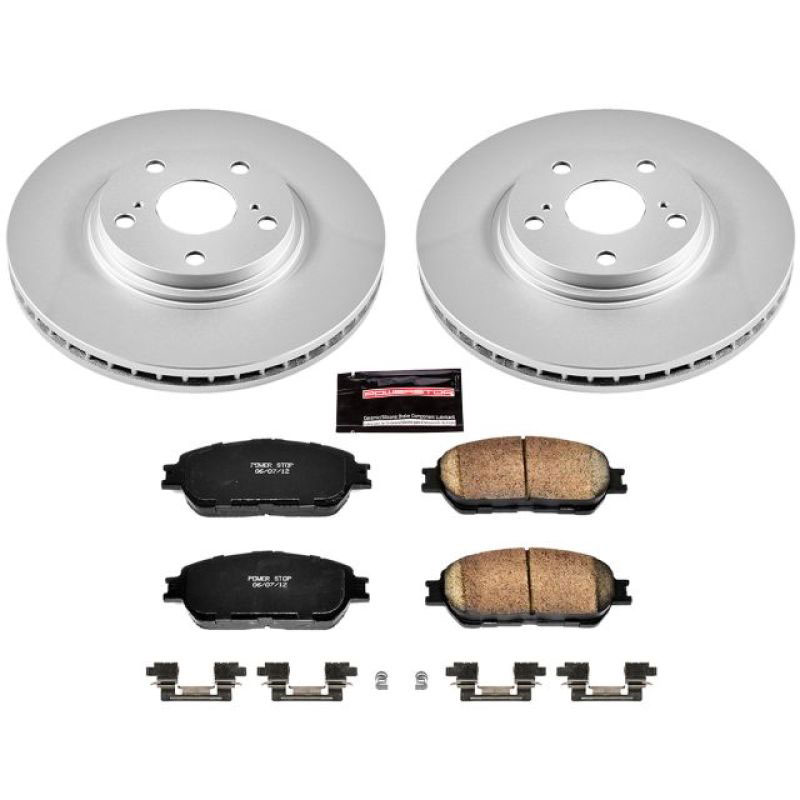 PowerStop crk1141 | Power Stop 04-06 Lexus ES330 Front Z17 Evolution Geomet Coated Brake Kit; 2004-2006