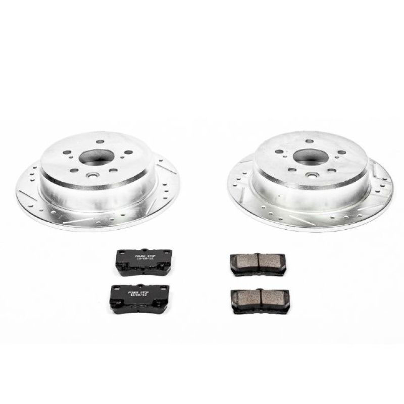 PowerStop k195 | Power Stop 06-13 Lexus IS250 Rear Z23 Evolution Sport Brake Kit; 2006-2013