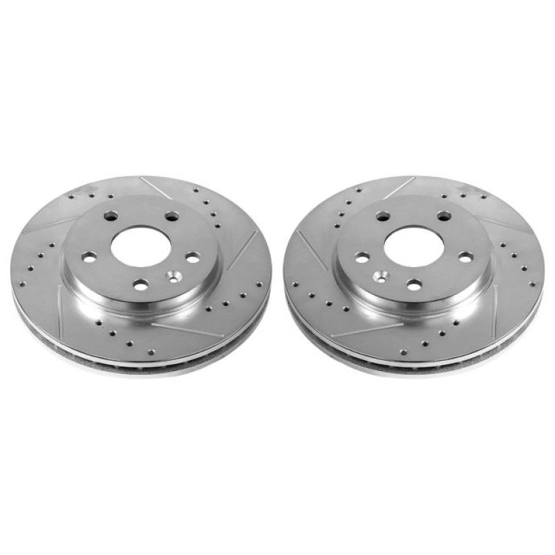 PowerStop ar82134xpr | Power Stop 11-16 Buick LaCrosse Front Evolution Drilled & Slotted Rotors - Pair; 2011-2016