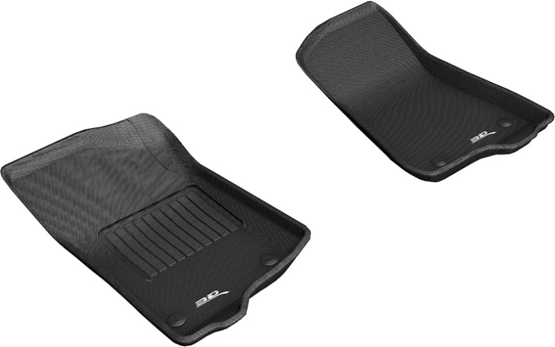 3D Maxpider l1jp01911509 | 3D MAXpider 2018-2020 Jeep Wrangler JL Sport/Gladiator Jt Kagu 1st Row Floormat - Black; 2018-2024