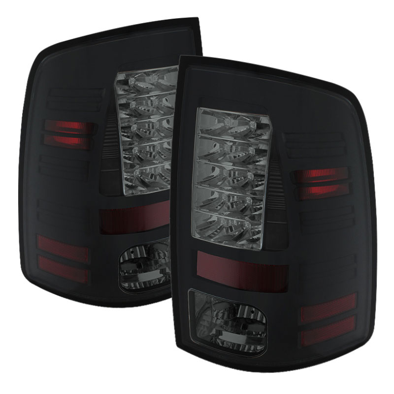 SPYDER 5077578 | Spyder Dodge Ram 1500 / Ram 1500 2500/3500 LED Tail Lights - LED Model only - Black Smoke - (ALT-YD-DRAM13-LED-BSM); 2013-2014