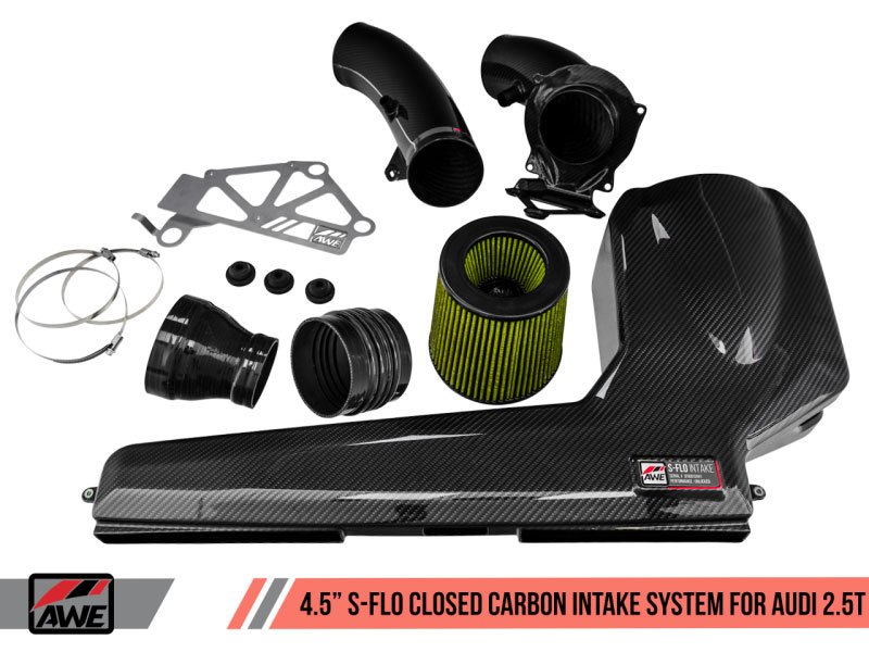 AWE Tuning 2660-15050 | Audi RS3 / TT RS S-FLO Closed Carbon Fiber Intake; 2019-2022