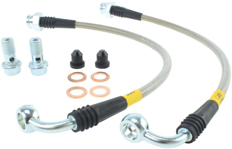 Stoptech 95042502 | StopTech 07-08 Infiniti G35 Rear Stainless Steel Brake Lines; 2007-2008