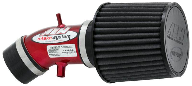 AEM Induction 22544r | AEM 02-06 Sentra SE-R Red Short Ram Intake; 2002-2006