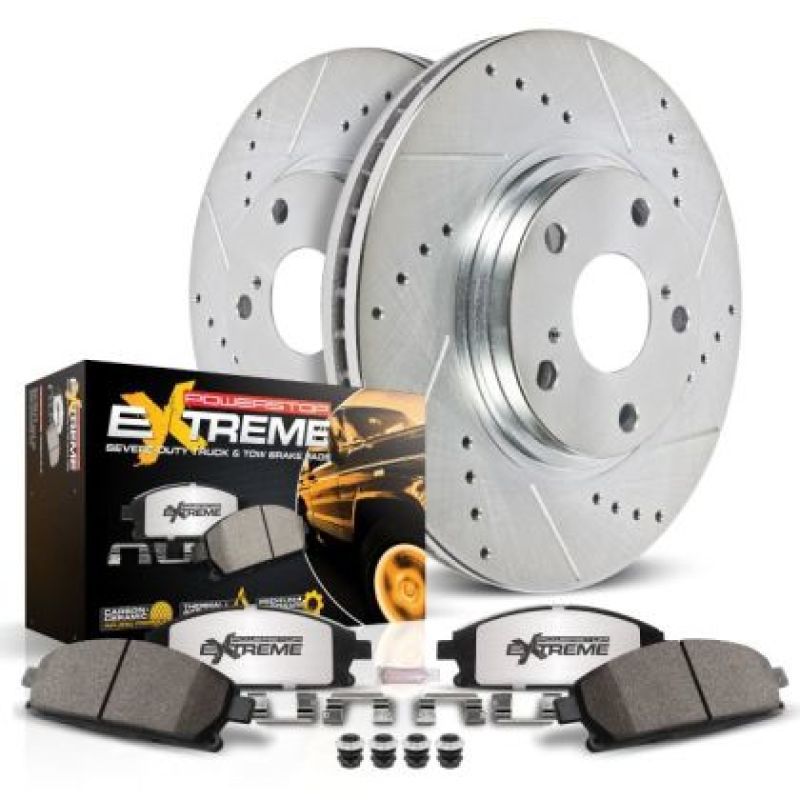 PowerStop k849036 | Power Stop 20-21 Jeep Gladiator Rear Z36 Truck & Tow Brake Kit; 2021-2021