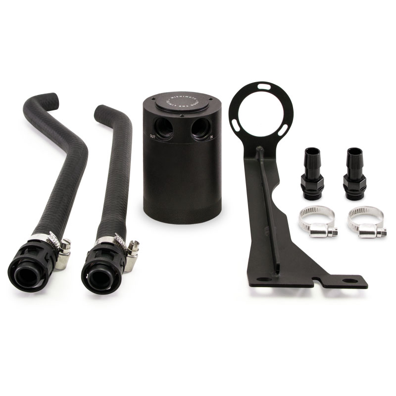 Mishimoto mmbcc-fist-14pbe | 2014+ Ford Fiesta ST Baffled Oil Catch Can Kit - Black; 2014-2020