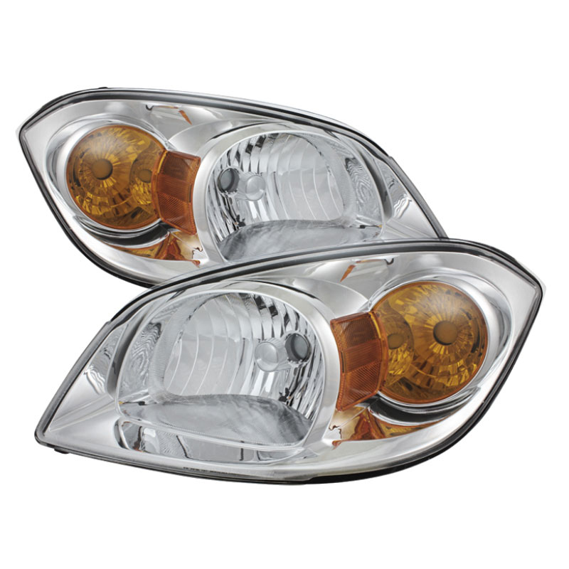 SPYDER 5079787 | Xtune Chevy Cobalt 05-10 Crystal Headlights Chrome HD-JH-CCOB05-AM-C; 2005-2010