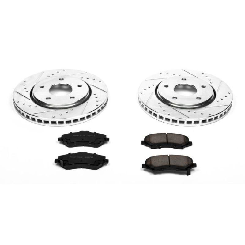 PowerStop k3118 | Power Stop 08-16 Chrysler Town & Country Front Z23 Evolution Sport Brake Kit; 2008-2016