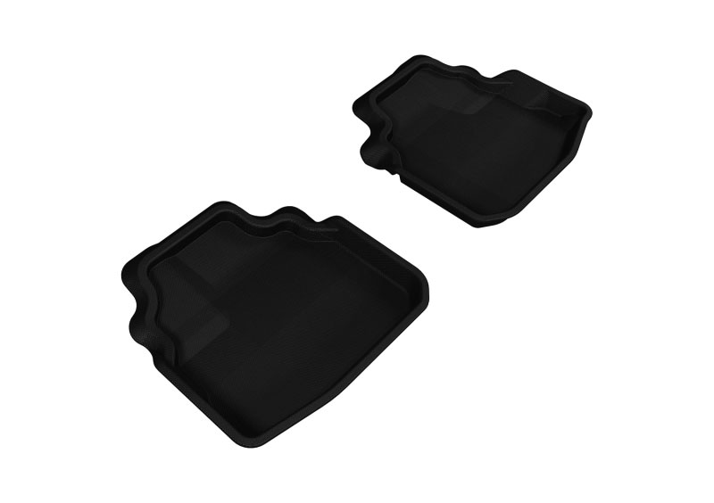 3D Maxpider l1bc01721509 | 3D MAXpider 2006-2011 Buick Lucerne Kagu 2nd Row Floormats - Black; 2006-2011