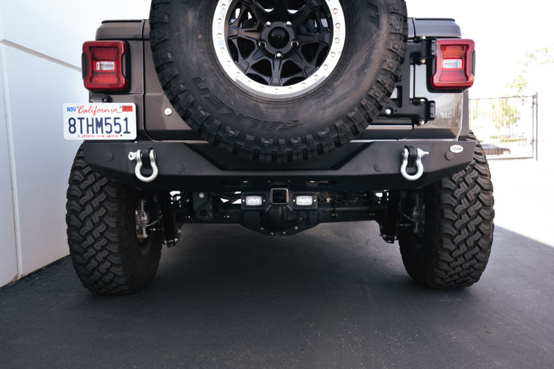 DV8 Offroad ahjp01 | 07-21 Jeep Wrangler (JK/JL) Bolt-On Hitch w/ Lights; 2007-2021