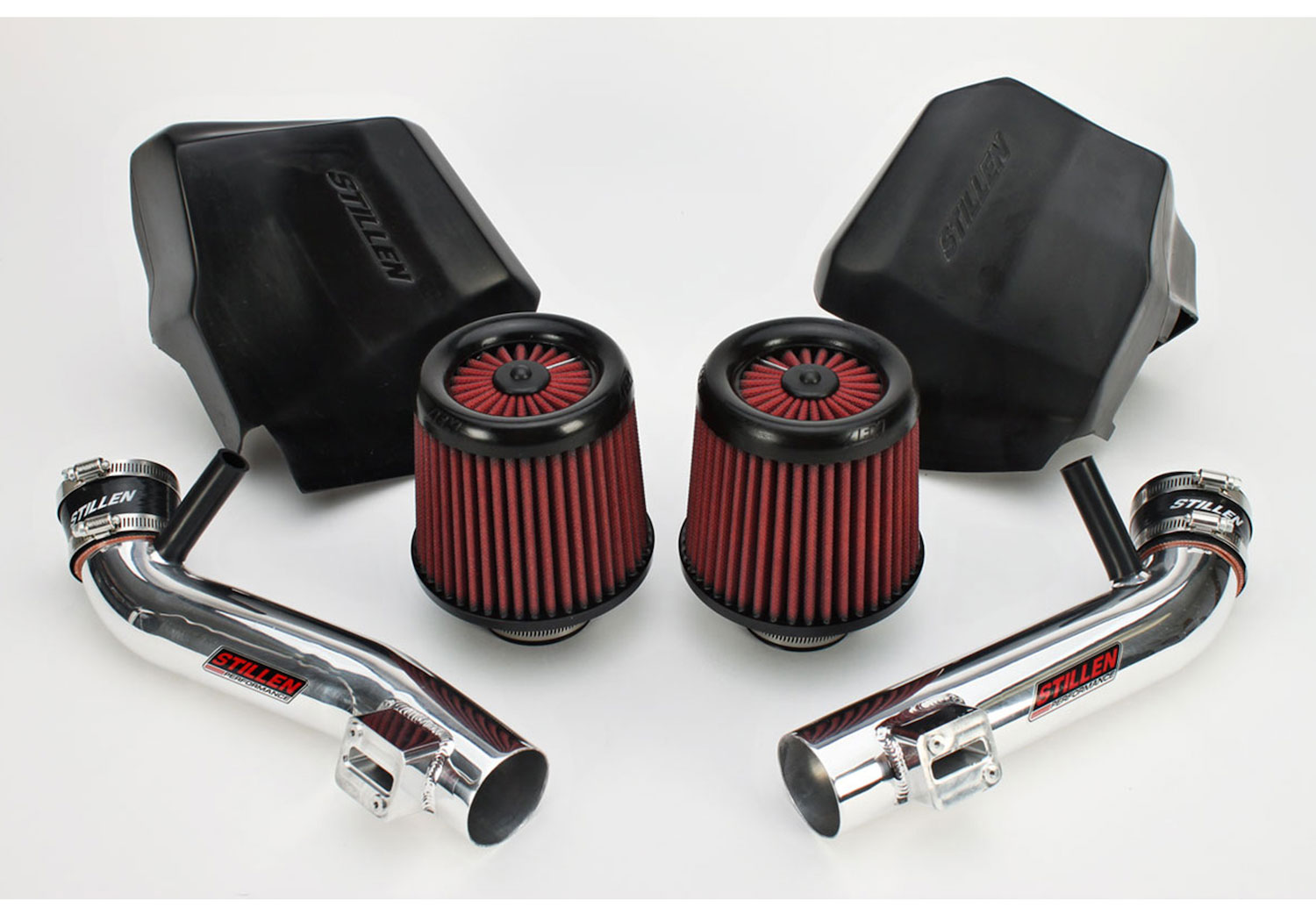 Stillen 402843 | STILLEN Gen 2 Long Tube Dual Intake 07-08 G35 4Dr / 08-13 G37 / 15 Q40 / 14-15 Q60 / 08-09 Ex35; 2007-2013