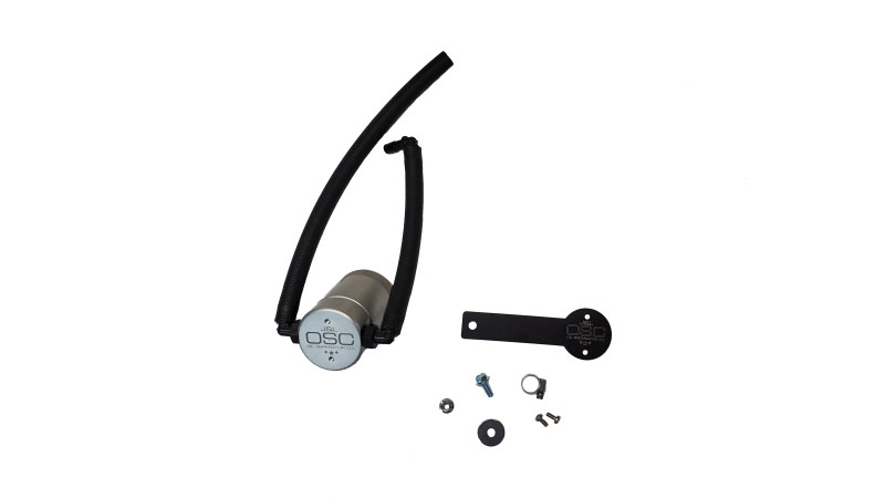 J&L 3113p-c | J&L 2022 Nissan Frontier 3.8L V6 Passenger Side Oil Separator 3.0 - Clear Anodized; 2022-2022