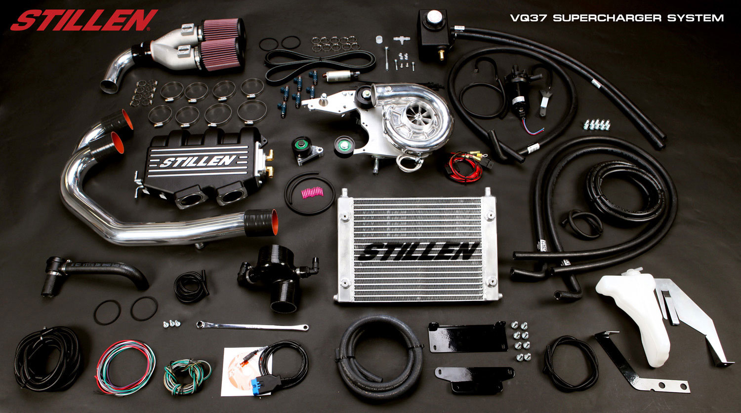 Stillen 407750p | STILLEN Supercharger 07-09 350Z Polished (Not Nismo); 2007-2009