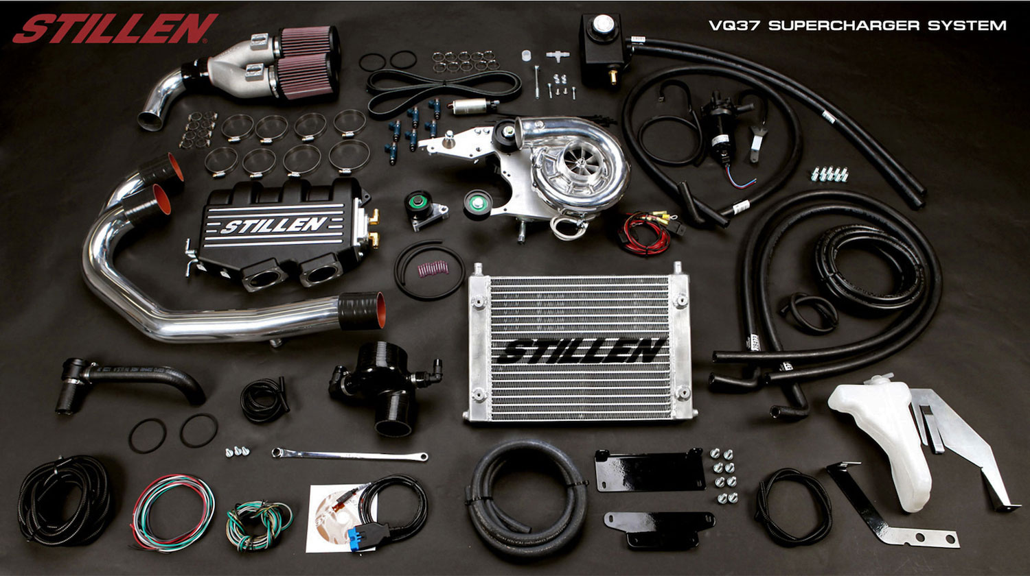 Stillen 407780 | STILLEN Supercharger System 14-15 Infiniti Q50 *Not For Cars W/ Adaptive Steering*; 2014-2015