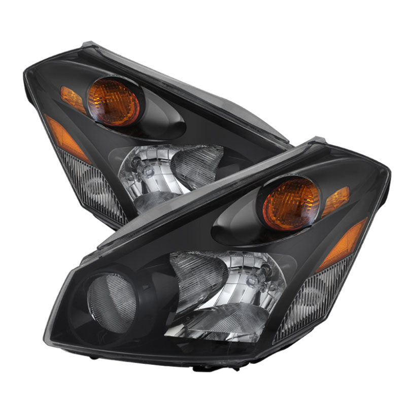 SPYDER 9023422 | Xtune Nissan Quest 04-09 Crystal Headlights Black HD-JH-NQ04-AM-BK; 2004-2009