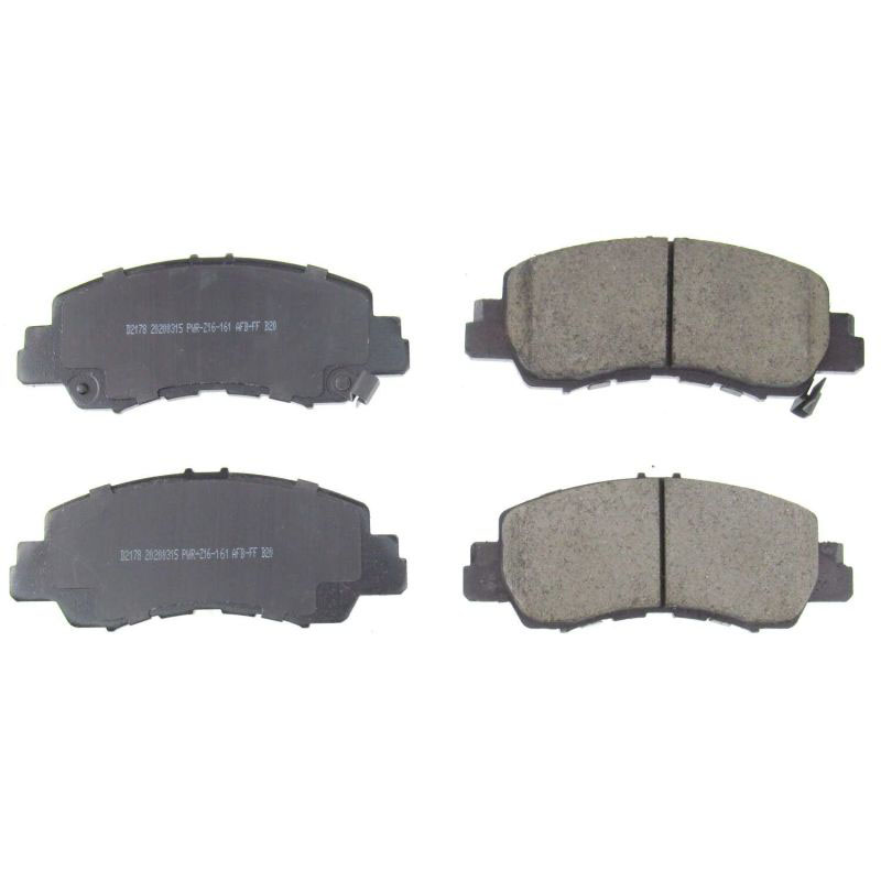 PowerStop 162178 | Power Stop 2019 Mitsubishi Eclipse Cross Front Z16 Evolution Ceramic Brake Pads; 2019-2019