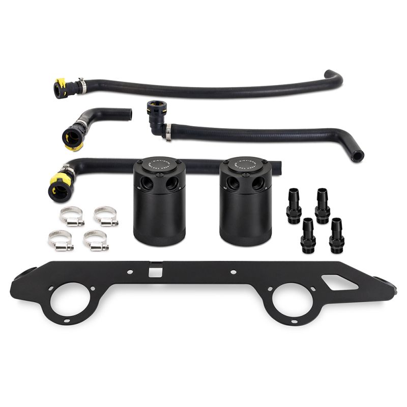 Mishimoto mmbccbr2721s | 21-22 Ford Bronco 2.7L Baffled Oil Catch Can System; 2021-2024