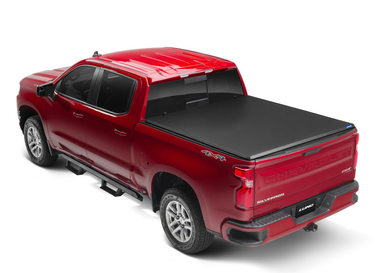 LUND 969169 | Lund 2023 Chevey Colorado 2023 GMC Canyon (5ft. Bed) Hard Fold Tonneau Cover Black; 2023-2023