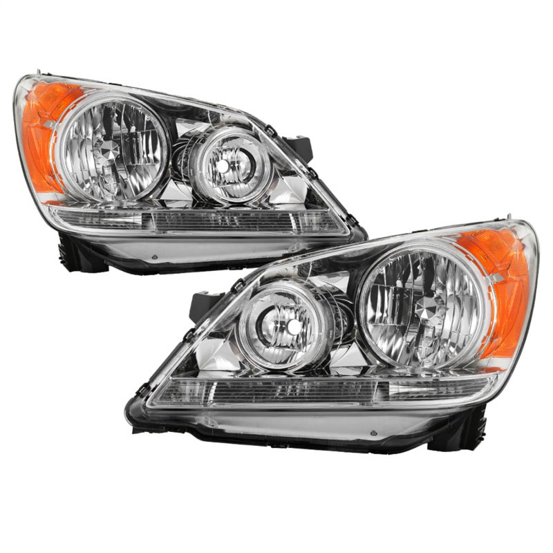 SPYDER 9042720 | xTune 08-10 Honda Odyssey OEM Style Headlights - Chrome (HD-JH-HODY08-AM-C); 2008-2010