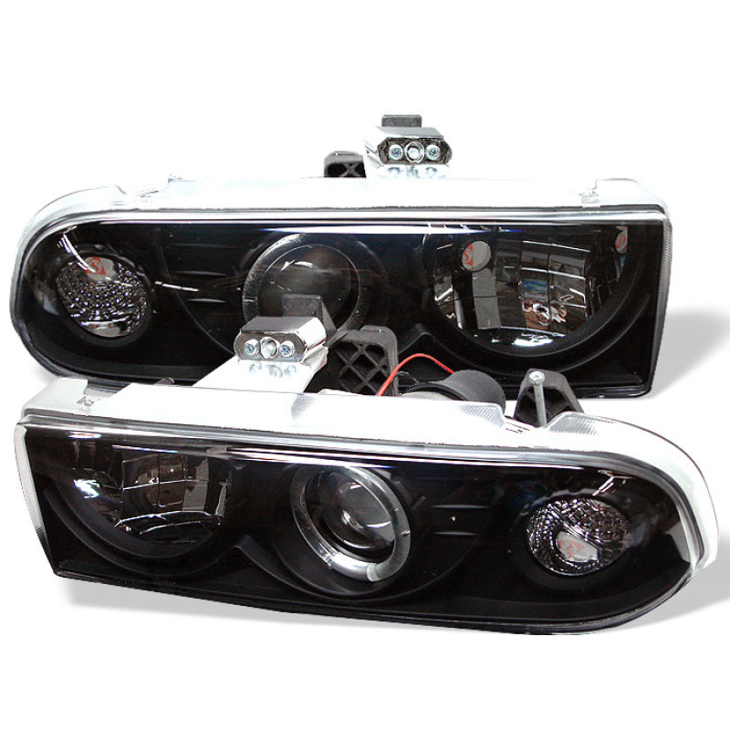 SPYDER 5009524 | Spyder Chevrolet Blazer Halo Projector Headlights - Black - (PRO-YD-CS1098-BK); 1998-2005