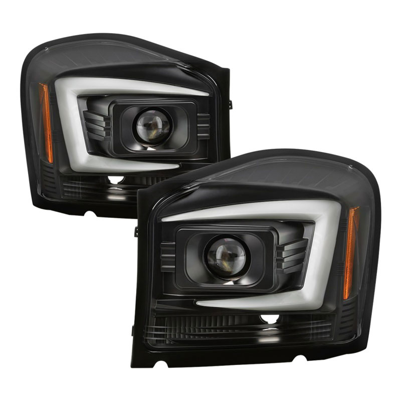 SPYDER 5086600 | Spyder 04-06 Dodge Durango Projector Headlights - Black PRO-YD-DDU04-LB-BK; 2004-2006