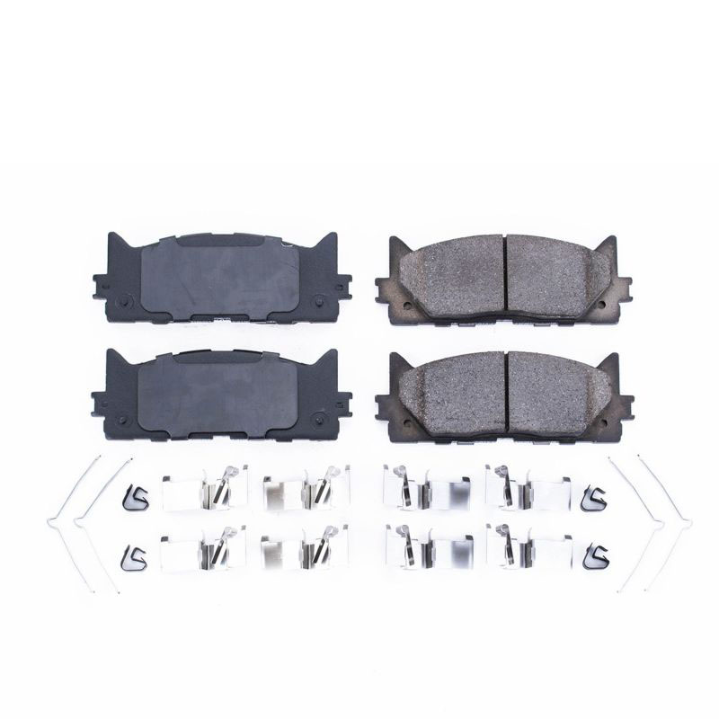 PowerStop 171293 | Power Stop 13-18 Lexus ES300h Front Z17 Evolution Ceramic Brake Pads w/Hardware; 2013-2018