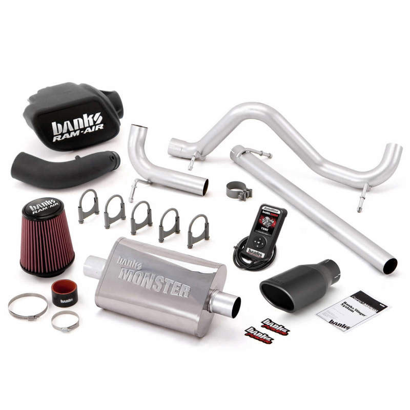 Banks Power 51339-b | 07-11 Jeep 3.8L Wrangler - 2dr Stinger Sys w/ AutoMind - SS Single Exhaust w/ Black Tip; 2007-2011