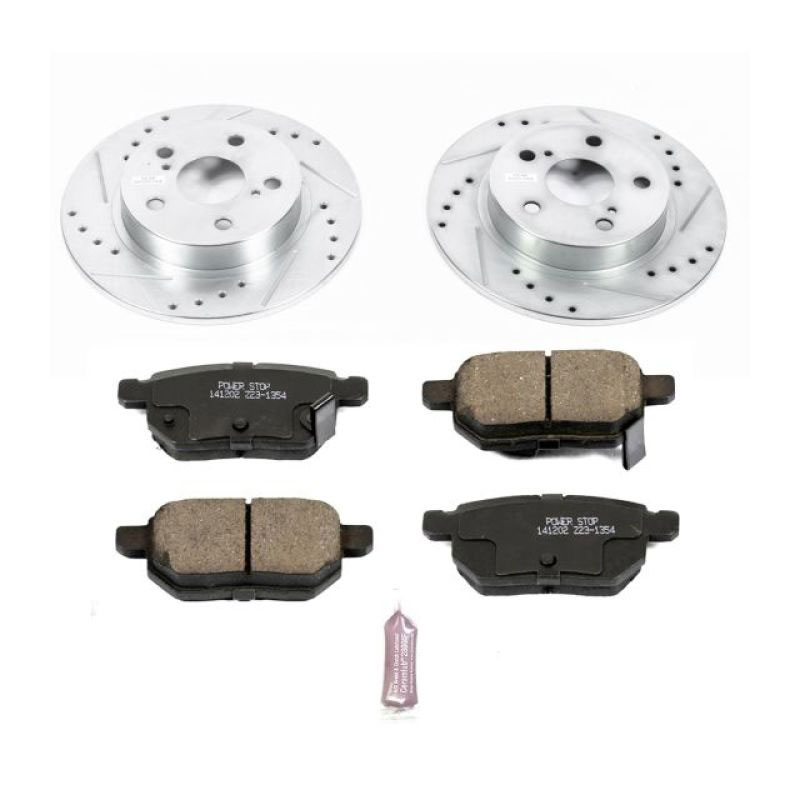 PowerStop k6097 | Power Stop 11-16 Scion tC Rear Z23 Evolution Sport Brake Kit; 2011-2016