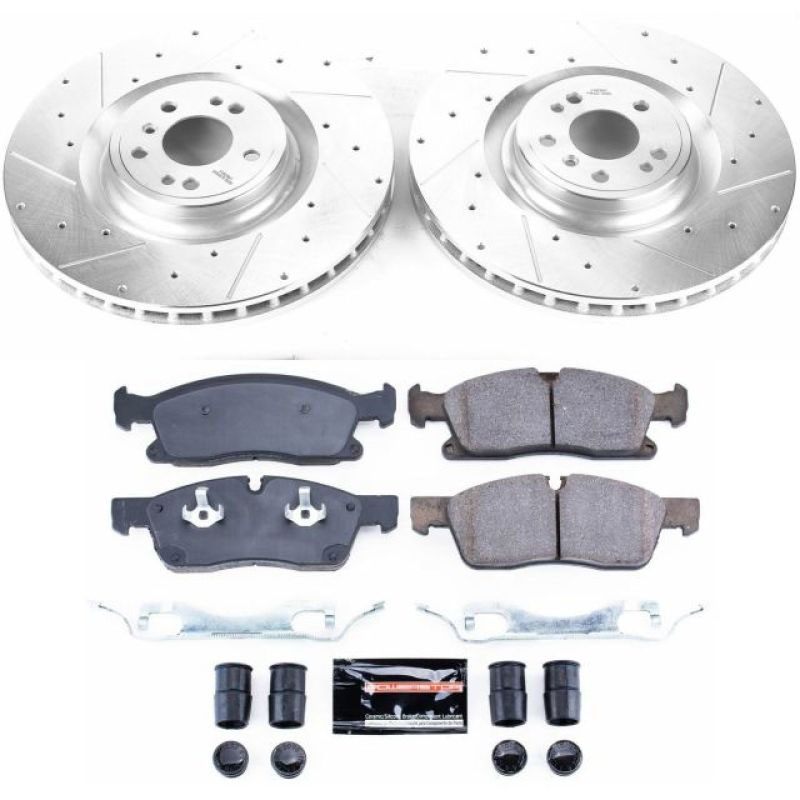 PowerStop k6899 | Power Stop 13-16 Mercedes-Benz GL350 Front Z23 Evolution Sport Brake Kit; 2013-2016