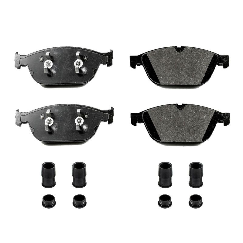 PowerStop 171546 | Power Stop 11-18 Audi A8 Quattro Front Z17 Evolution Ceramic Brake Pads w/Hardware; 2011-2018