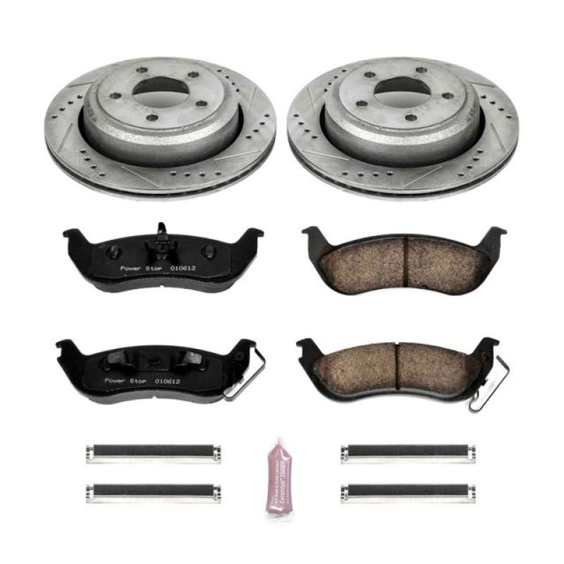 PowerStop k6181 | Power Stop 10-11 Ford Ranger Rear Z23 Evolution Sport Brake Kit; 2010-2011