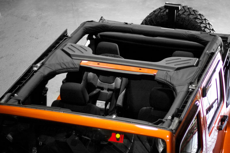 Rugged Ridge 13613.01 | Roll Bar Cover Polyester 07-18 Jeep Wrangler Unlimited JK; 2007-2018