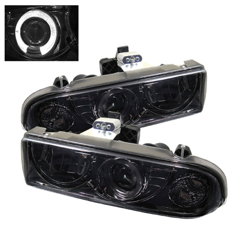 SPYDER 5009562 | Spyder Chevrolet Blazer Halo Projector Headlights - Smoke - (PRO-YD-CS1098-SMC); 1998-2005