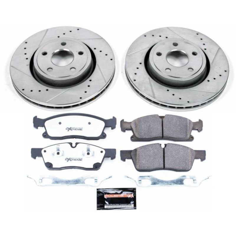 PowerStop k6536-36 | Power Stop 13-16 Dodge Durango Front Z36 Truck & Tow Brake Kit; 2013-2016