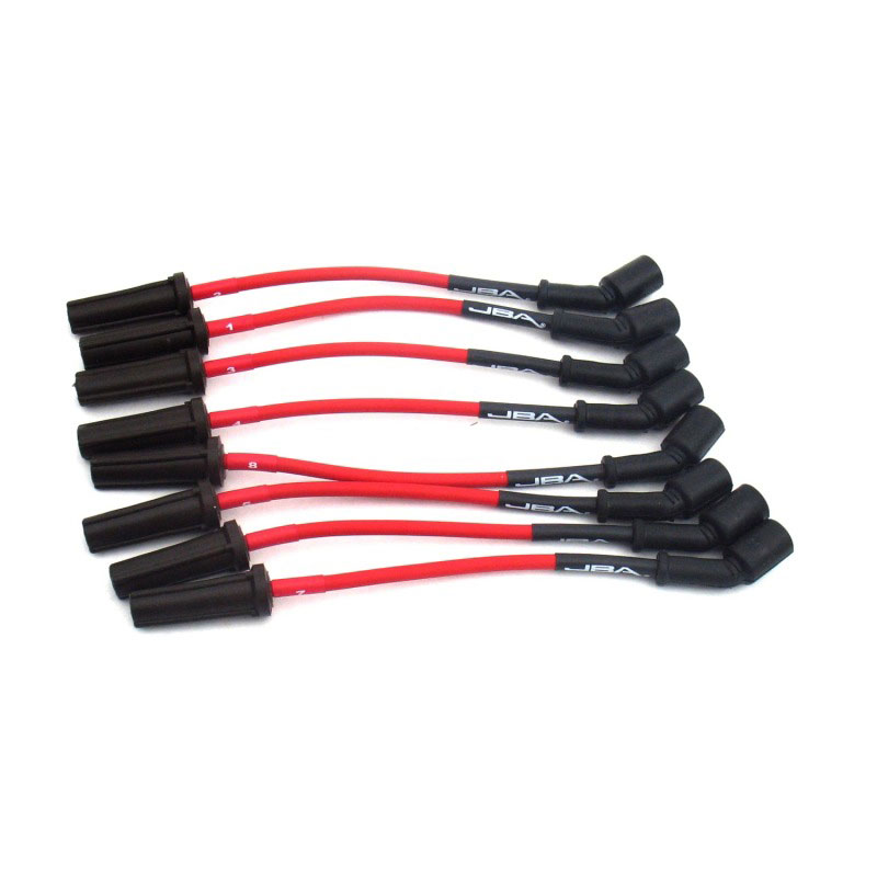 JBA w0855 | 99-06 GM Truck 4.8L/5.3L/6.0L Ignition Wires - Red; 1999-2006