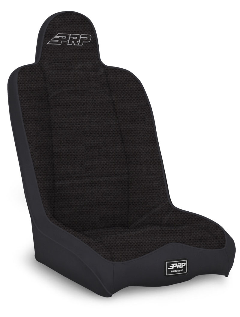 PRP Seats a140110-50 | PRP Daily Driver High Back Suspension Seat (Two Neck Slots) - All Black