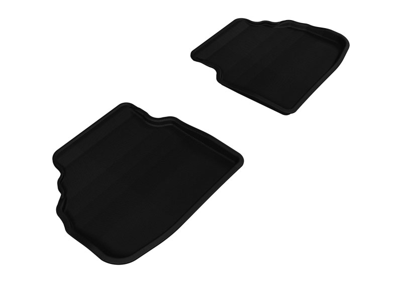 3D Maxpider l1bm05321509 | 3D MAXpider 2009-2012 BMW 7 Series F01 Kagu 2nd Row Floormats - Black; 2009-2012